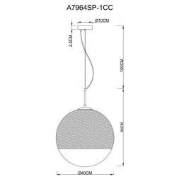 Светильник подвесной Arte Lamp A7964SP-1CC