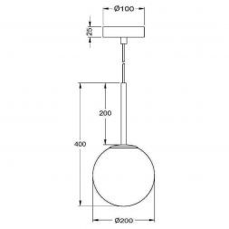 Светильник подвесной Maytoni MOD321PL-01B1 Basic form