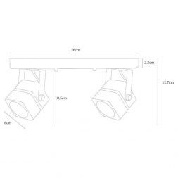 Потолочный светильник Arte Lamp A1315PL-2BK