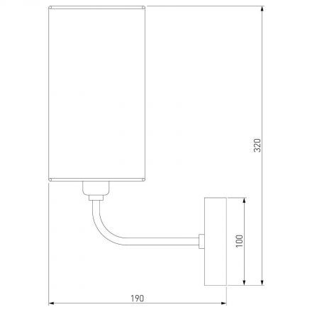 Настенный светильник Eurosvet 60128/1 золото