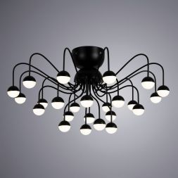Потолочная светодиодная люстра Arte Lamp Dexter A3619PL-24BK