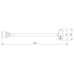 Настенный светильник Elektrostandard KORD LED белый (MRL LED 1030)