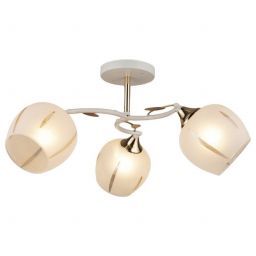 Люстра ЭкономСвет 12228/3WT+FGD WT (EKONOMSVET 12228/3WT+FGD WT)