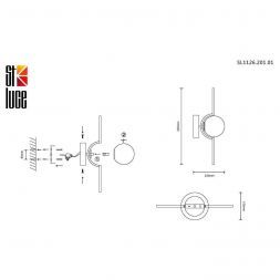 Светильник настенный ST Luce SL1126.201.01 FORCIO