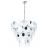 Подвесная люстра Arte Lamp Rosabella A4067LM-11CC