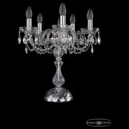 Настольная лампа Bohemia Ivele Crystal 1402L/5/141-47/Ni