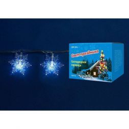 Гирлянда для помещений ULD-S0700-050/DTA WHITE IP20 SNOW FLAKES-1