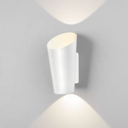 Уличный настенный светодиодный светильник Tronc IP54 Elektrostandard 1539 TECHNO LED белый