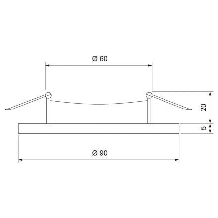 Точечный светильник Elektrostandard 9902 LED 3W COB SL серебро