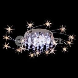 Люстра LV 8283/21 Хром G4 12V*20W пульт/LED белый
