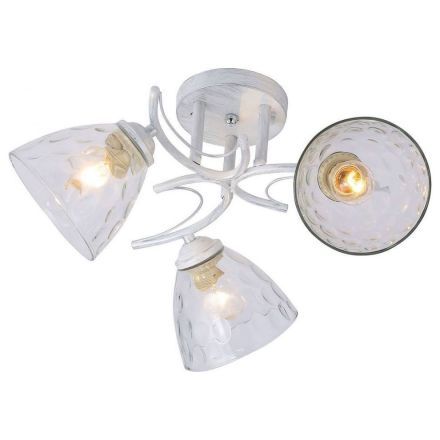 Светильник потолочный Linvel LV 9444/3 Тил Белый/серебро Е27 60W