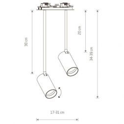 Спот Nowodvorski Mono Surface Long 7743