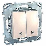 Выключатель жалюзийный Schneider Electric Unica Беж MGU5.208.25ZD