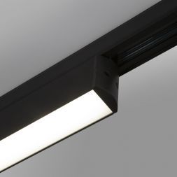 Трековый светодиодный светильник Elektrostandard X-Line черный матовый 28W 4200K (LTB55) трехфазный