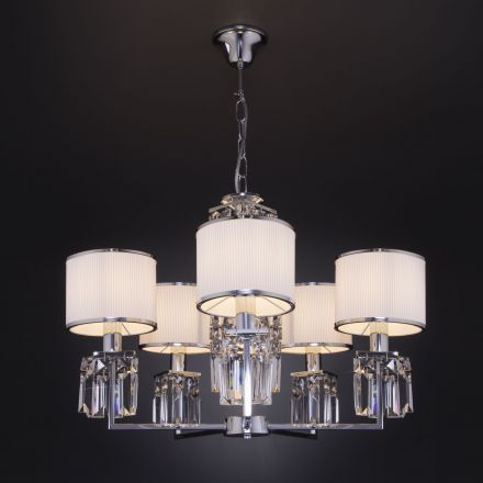 Подвесная люстра Eurosvet 10099/5 хром