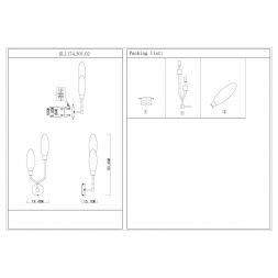 Бра ST Luce SL1174.301.02 DESIMA