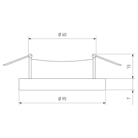 Встраиваемый светильник Elektrostandard 2231 MR16 CH хром
