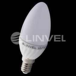 Лампа светодиодная Linvel LS-33 7W E14 3000K 600Lm свеча