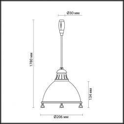 Трековый светильник Odeon Light 3807/1A