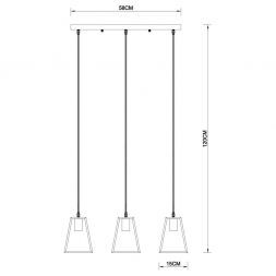 Подвесной светильник Arte Lamp A8030SP-3BK
