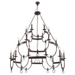Люстра Crystal Lux SUERTE BROWN SP12+6+6