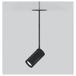Встраиваемый подвесной светодиодный светильник Elektrostandard Drop 8W черный (50222 LED)