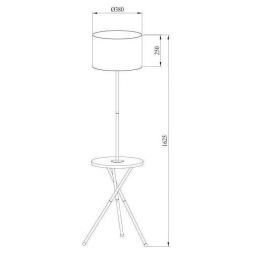 Торшер Arte Lamp A2070PN-1BK