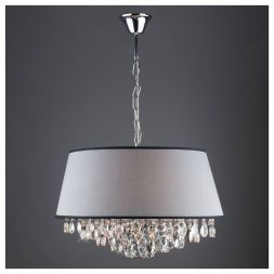 Люстра Eurosvet 10092/5 хром/прозрачный хрусталь Strotskis