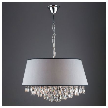 Люстра Eurosvet 10092/5 хром/прозрачный хрусталь Strotskis