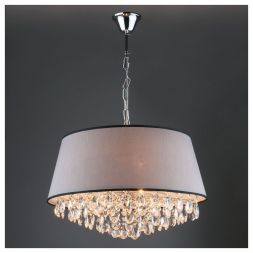 Люстра Eurosvet 10092/5 хром/прозрачный хрусталь Strotskis