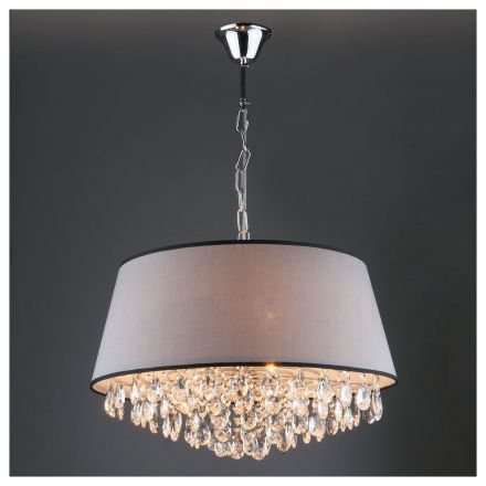 Люстра Eurosvet 10092/5 хром/прозрачный хрусталь Strotskis