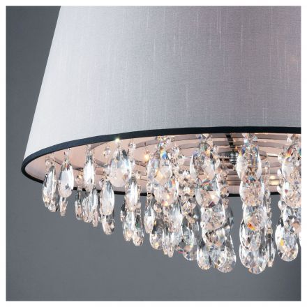 Люстра Eurosvet 10092/5 хром/прозрачный хрусталь Strotskis