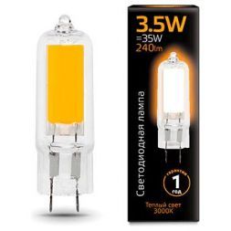 Лампа Gauss 107807103 LED G4 3.5W 3000K Glass