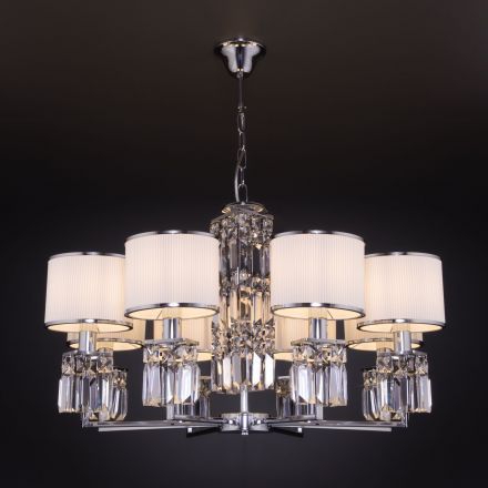 Подвесная люстра Eurosvet 10099/8 хром