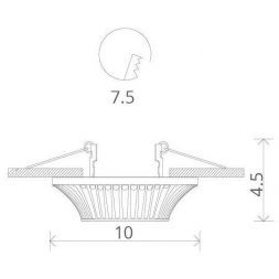 Светильник потолочный Arte Lamp A5298PL-1SG