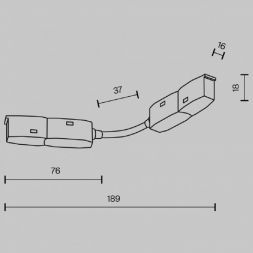 Аксессуар для трекового светильника Maytoni Exility Accessories for tracks TRA034CS-W