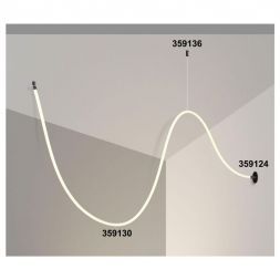 Светодиодный гибкий неон Novotech Konst Ramo 25W/m теплый белый 2 м 359130