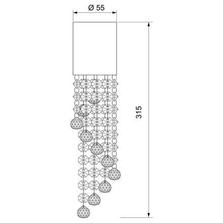 Светильник Elektrostandard 1083 GU10 BK черный