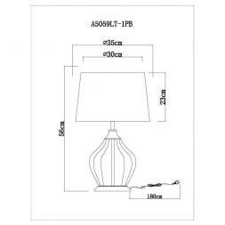 Настольная лампа Arte Lamp A5059LT-1PB