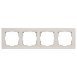 Рамка 4-местная Werkel W0041803 слоновая кость (WL04-Frame-04-ivory)