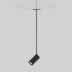 Встраиваемый подвесной светодиодный светильник Elektrostandard Drop 8W черный (50242 LED)
