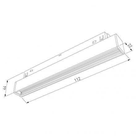 Трековый светильник Elektrostandard Slim Magnetic WL01 6W 4200K (белый) 85007/01