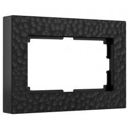 Рамка для двойной розетки (черный) Werkel W0082408