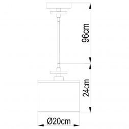 Светильник Arte Lamp A3990SP-1CC