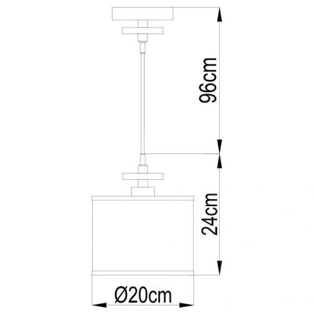 Светильник Arte Lamp A3990SP-1CC