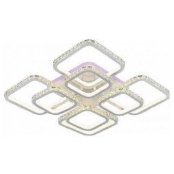Потолочный светодиодный светильник 8010/4+4 WHT 416W+8W RGB белый Profit Light