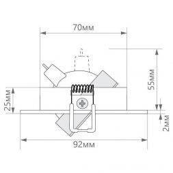 Светильник Feron DL2801 32638