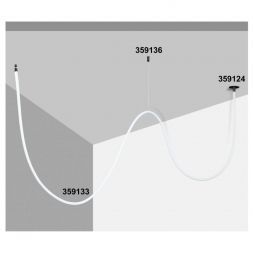 База для гибкого неона Novotech Konst Ramo для встраиваемого монтажа 359124