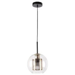 Подвесной светильник ЭкономСвет 30123/1S BK+COP CL (EKONOMSVET 30123/1S BK+COP CL)