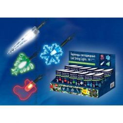 Гирлянда для помещений на батарейках ULD-S0100-010/SGB MULTI IP20 XMAS SET 2AA